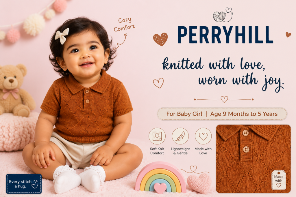 brown polo t-shirt for girls