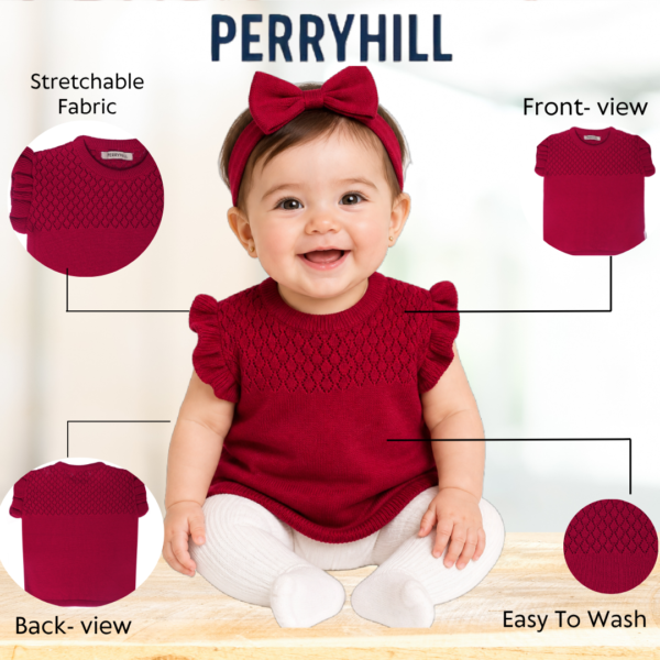 features of baby red top