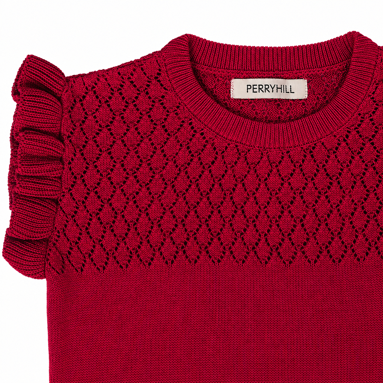 red cherry baby top