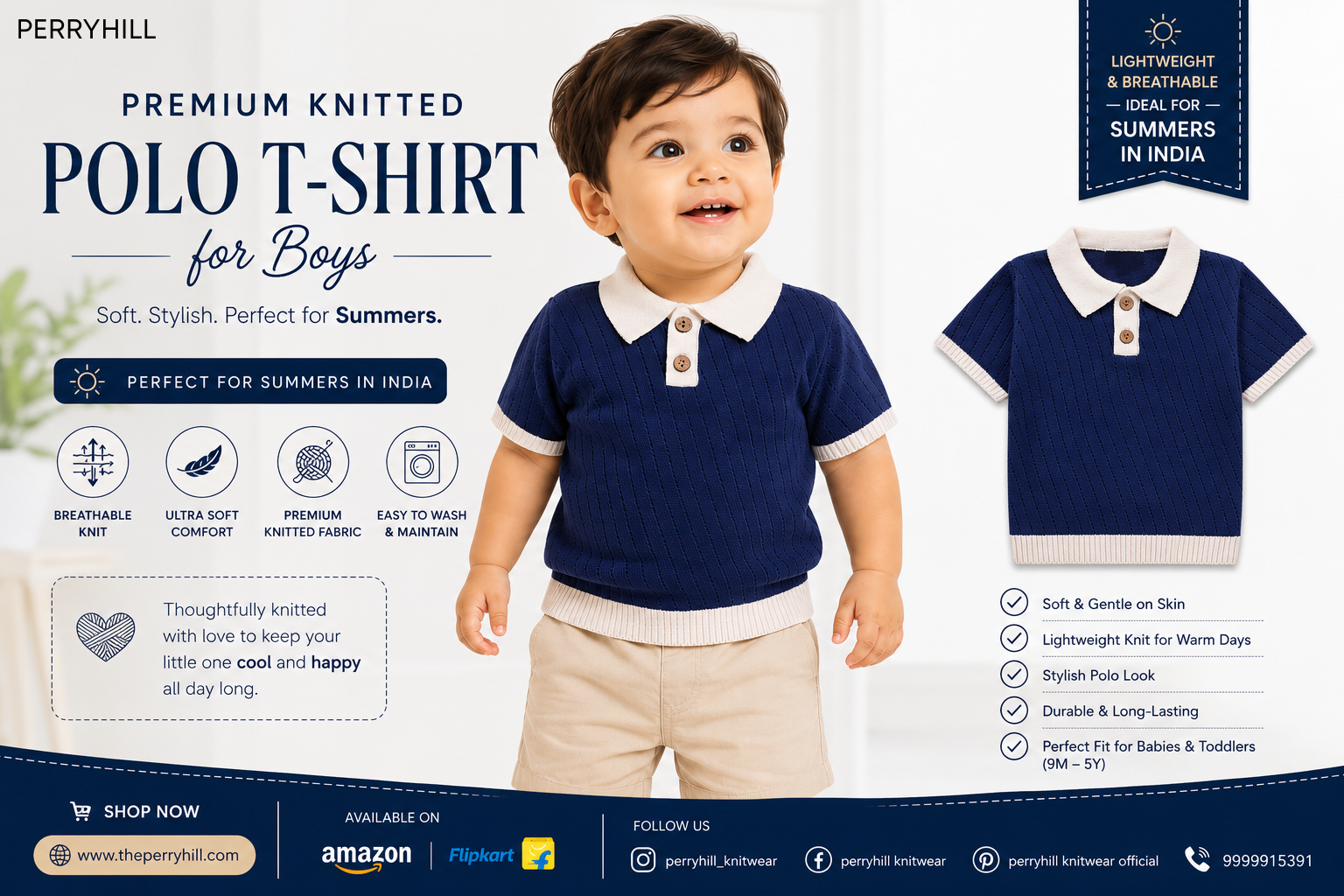 polo t-shirt for boys (banner)